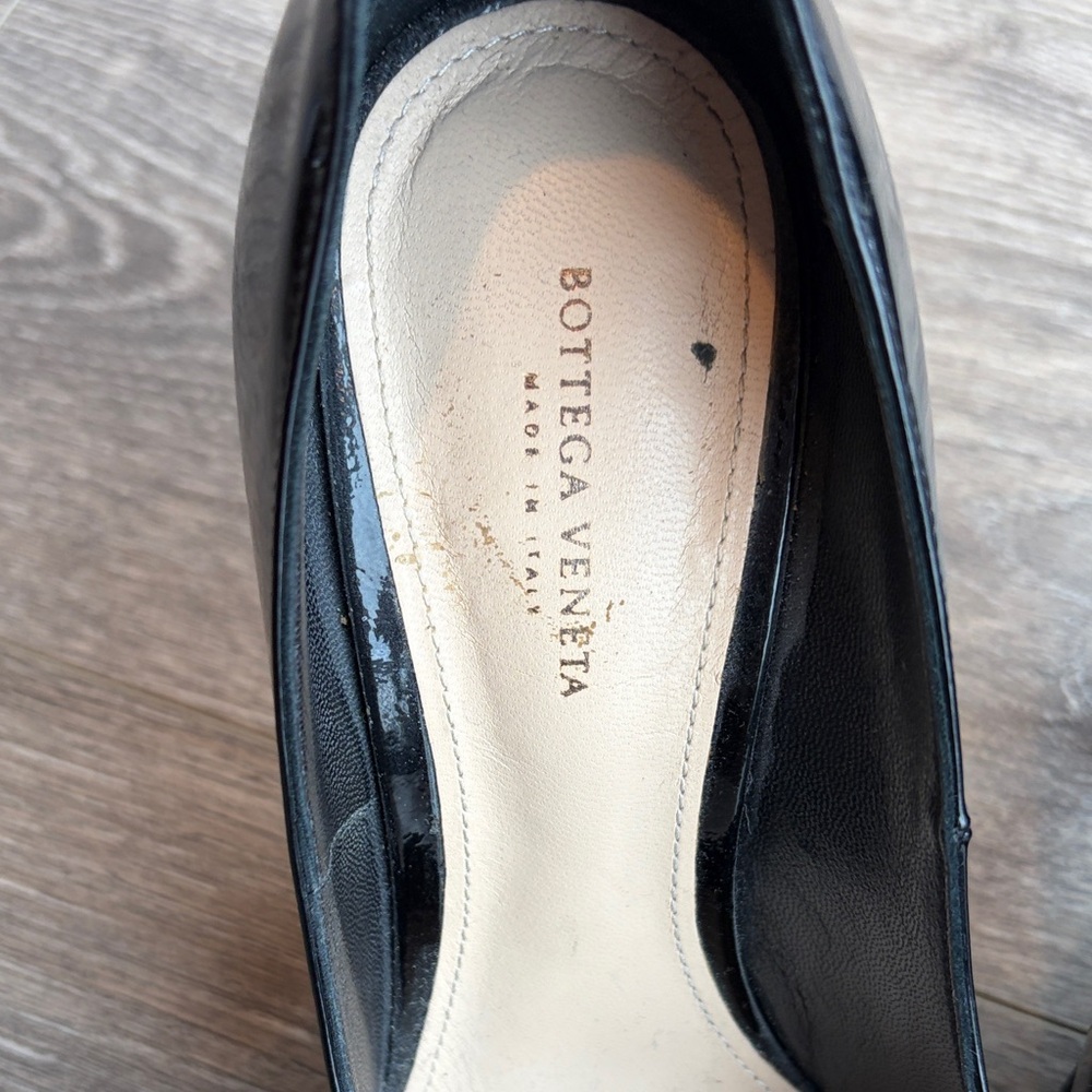 Bottega Veneta Patent Black Heel Size 36 - Picture 5 of 9